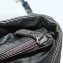 GUCCI Bamboo Hand Bag Nylon Outlet 2way Brown Silver 002 3754 0506 Auth 149802-10