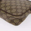 GUCCI GG Supreme Shoulder Bag PVC Beige Gold 97 02 068 Auth 149804-16