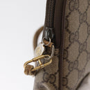 GUCCI GG Supreme Shoulder Bag PVC Beige Gold 97 02 068 Auth 149804-10