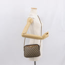 GUCCI GG Supreme Shoulder Bag PVC Beige Gold 97 02 068 Auth 149804-21
