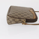 GUCCI GG Supreme Shoulder Bag PVC Beige Gold 97 02 068 Auth 149804-3