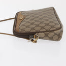 GUCCI GG Supreme Shoulder Bag PVC Beige Gold 97 02 068 Auth 149804-4