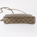 GUCCI GG Supreme Shoulder Bag PVC Beige Gold 97 02 068 Auth 149804-5