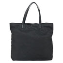 GUCCI GG Canvas Tote Bag Nylon Black Gold 295252 Auth 149805-2
