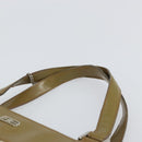 BALENCIAGA Hand Bag Canvas Beige Silver Auth 149812-9