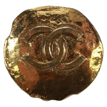 CHANEL COCO Mark Earring metal Gold CC Auth 149816V - 0