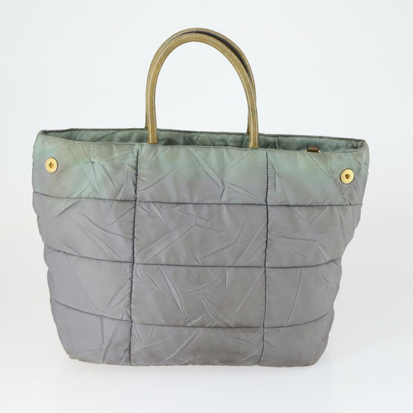 PRADA Shoulder Bag Nylon 3 Set Khaki Orange gray Auth 149823