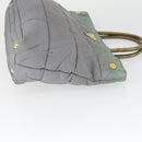 PRADA Shoulder Bag Nylon 3 Set Khaki Orange gray Auth 149823-11