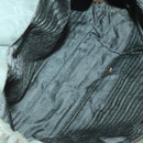 PRADA Shoulder Bag Nylon 3 Set Khaki Orange gray Auth 149823-15