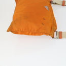 PRADA Shoulder Bag Nylon 3 Set Khaki Orange gray Auth 149823-18