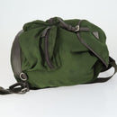 PRADA Shoulder Bag Nylon 3 Set Khaki Orange gray Auth 149823-4