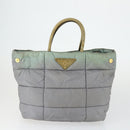 PRADA Shoulder Bag Nylon 3 Set Khaki Orange gray Auth 149823-9