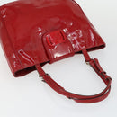 Salvatore Ferragamo Bag Leather Canvas Patent 4 Set Black Red Auth 149824-11