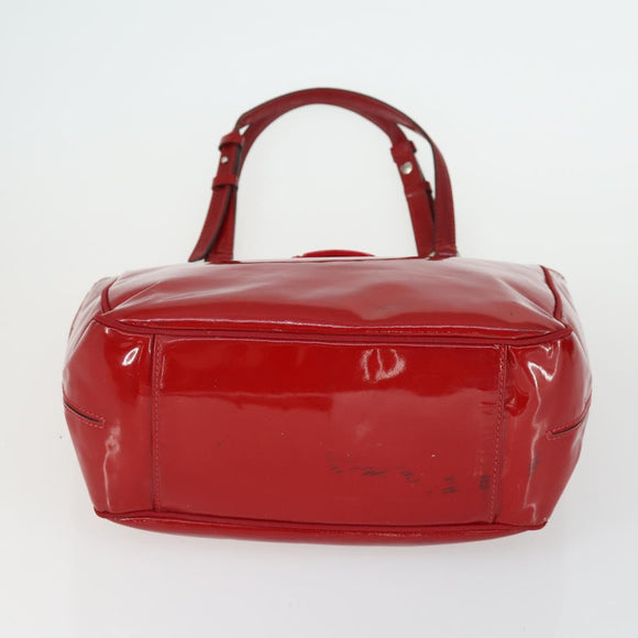 Salvatore Ferragamo Bag Leather Canvas Patent 4 Set Black Red Auth 149824