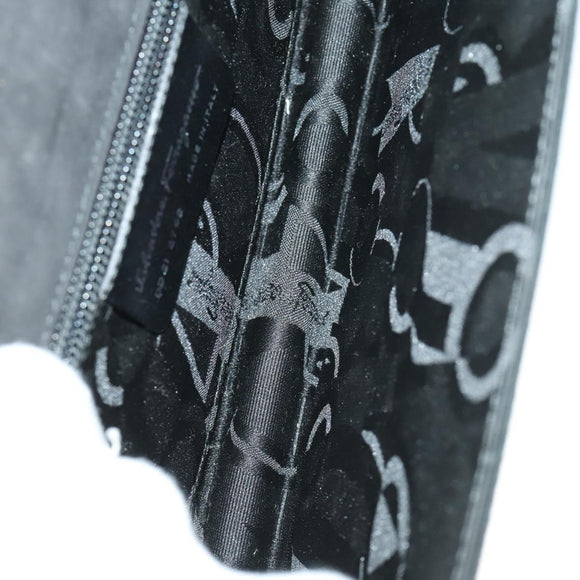 Salvatore Ferragamo Bag Leather Canvas Patent 4 Set Black Red Auth 149824