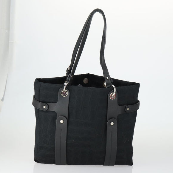 Salvatore Ferragamo Bag Leather Canvas Patent 4 Set Black Red Auth 149824