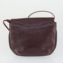 GIVENCHY Valentino Dior Bag Leather 3 Set Brown Bordeaux black Auth 149826-10