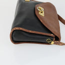 GIVENCHY Valentino Dior Bag Leather 3 Set Brown Bordeaux black Auth 149826-18