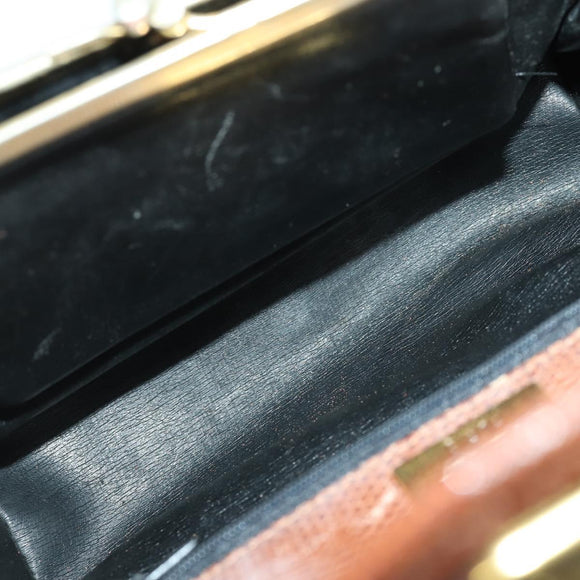 GIVENCHY Valentino Dior Bag Leather 3 Set Brown Bordeaux black Auth 149826