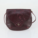 GIVENCHY Valentino Dior Bag Leather 3 Set Brown Bordeaux black Auth 149826-9