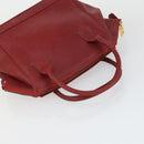 CHANEL Fendi BALLY LANVIN Bag Leather 4 Set Red Gold black CC Auth 149827-18