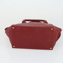 CHANEL Fendi BALLY LANVIN Bag Leather 4 Set Red Gold black CC Auth 149827-19