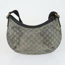 GUCCI GG Supreme Crystal Shoulder Bag PVC 4 Set Black Navy Auth 149829-10