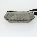 GUCCI GG Supreme Crystal Shoulder Bag PVC 4 Set Black Navy Auth 149829-13