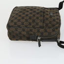GUCCI GG Supreme Crystal Shoulder Bag PVC 4 Set Black Navy Auth 149829-17
