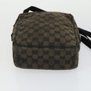 GUCCI GG Supreme Crystal Shoulder Bag PVC 4 Set Black Navy Auth 149829-19