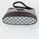 GUCCI GG Supreme Crystal Shoulder Bag PVC 4 Set Black Navy Auth 149829-25
