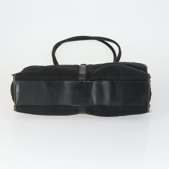 GUCCI GG Supreme Crystal Shoulder Bag PVC 4 Set Black Navy Auth 149829