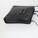 GUCCI GG Supreme Shoulder Bag PVC Leather 4 Set Black Beige Auth 149830-4