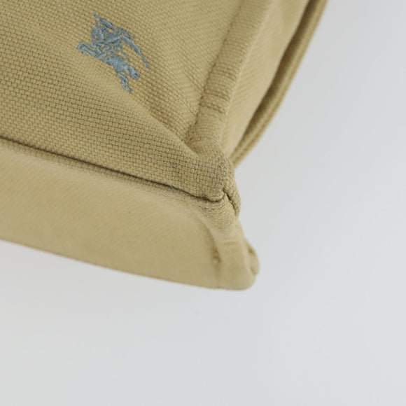 BURBERRY Nova Check Blue Label Hand Bag Canvas 2 Set Beige Auth 149834