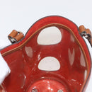 Salvatore Ferragamo Hand Bag Leather Red Silver Auth 149839-22