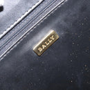 BALLY Shoulder Bag Leather Red Gold Auth 149841-20