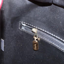 BALLY Shoulder Bag Leather Red Gold Auth 149841-23
