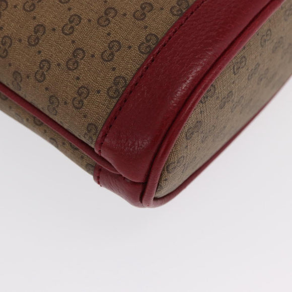 GUCCI GUCCI × Doraemon Micro GG Supreme Bag PVC Beige Gold 647801 Auth 149859SM