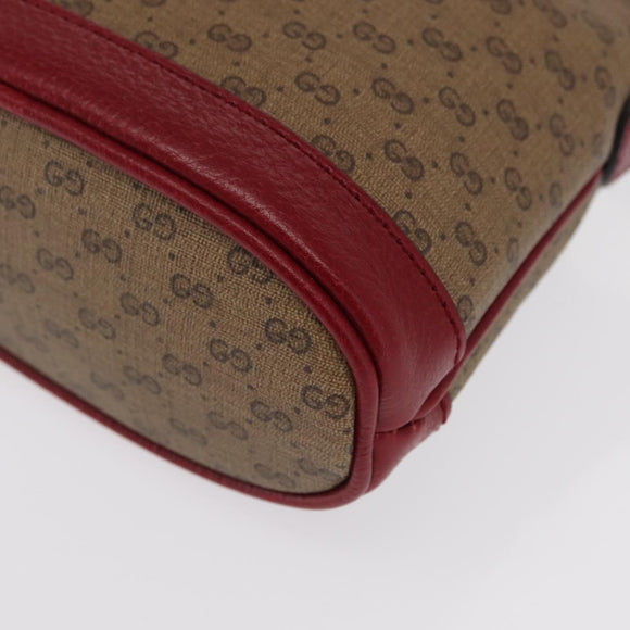 GUCCI GUCCI × Doraemon Micro GG Supreme Bag PVC Beige Gold 647801 Auth 149859SM