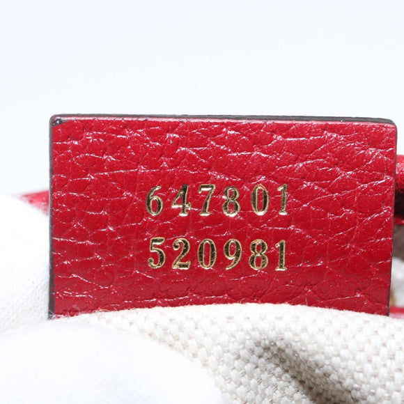 GUCCI GUCCI × Doraemon Micro GG Supreme Bag PVC Beige Gold 647801 Auth 149859SM