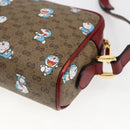 GUCCI GUCCI × Doraemon Micro GG Supreme Bag PVC Beige 647784 Auth 149860SM-15
