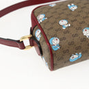 GUCCI GUCCI × Doraemon Micro GG Supreme Bag PVC Beige 647784 Auth 149860SM-16
