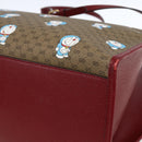 GUCCI GUCCI × Doraemon Micro GG Supreme Bag PVC 2way Beige 653952 Auth 149861SM-17