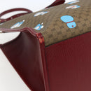GUCCI GUCCI × Doraemon Micro GG Supreme Bag PVC 2way Beige 653952 Auth 149861SM-18