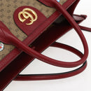 GUCCI GUCCI × Doraemon Micro GG Supreme Bag PVC 2way Beige 653952 Auth 149861SM-7