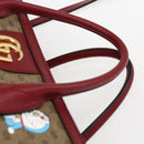 GUCCI GUCCI × Doraemon Micro GG Supreme Bag PVC 2way Beige 653952 Auth 149861SM-14