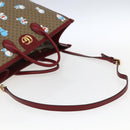 GUCCI GUCCI × Doraemon Micro GG Supreme Bag PVC 2way Beige 653952 Auth 149861SM-8