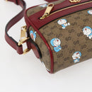 GUCCI GUCCI × Doraemon Micro GG Supreme Bag PVC Beige Gold 647784 Auth 149862SM-11