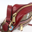 GUCCI GUCCI × Doraemon Micro GG Supreme Bag PVC Beige Gold 647784 Auth 149862SM-14