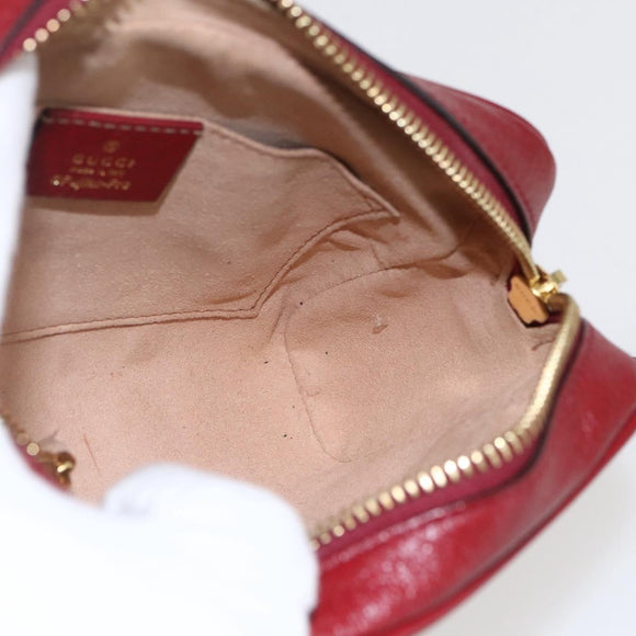 GUCCI GUCCI × Doraemon Micro GG Supreme Bag PVC Beige Gold 647784 Auth 149862SM